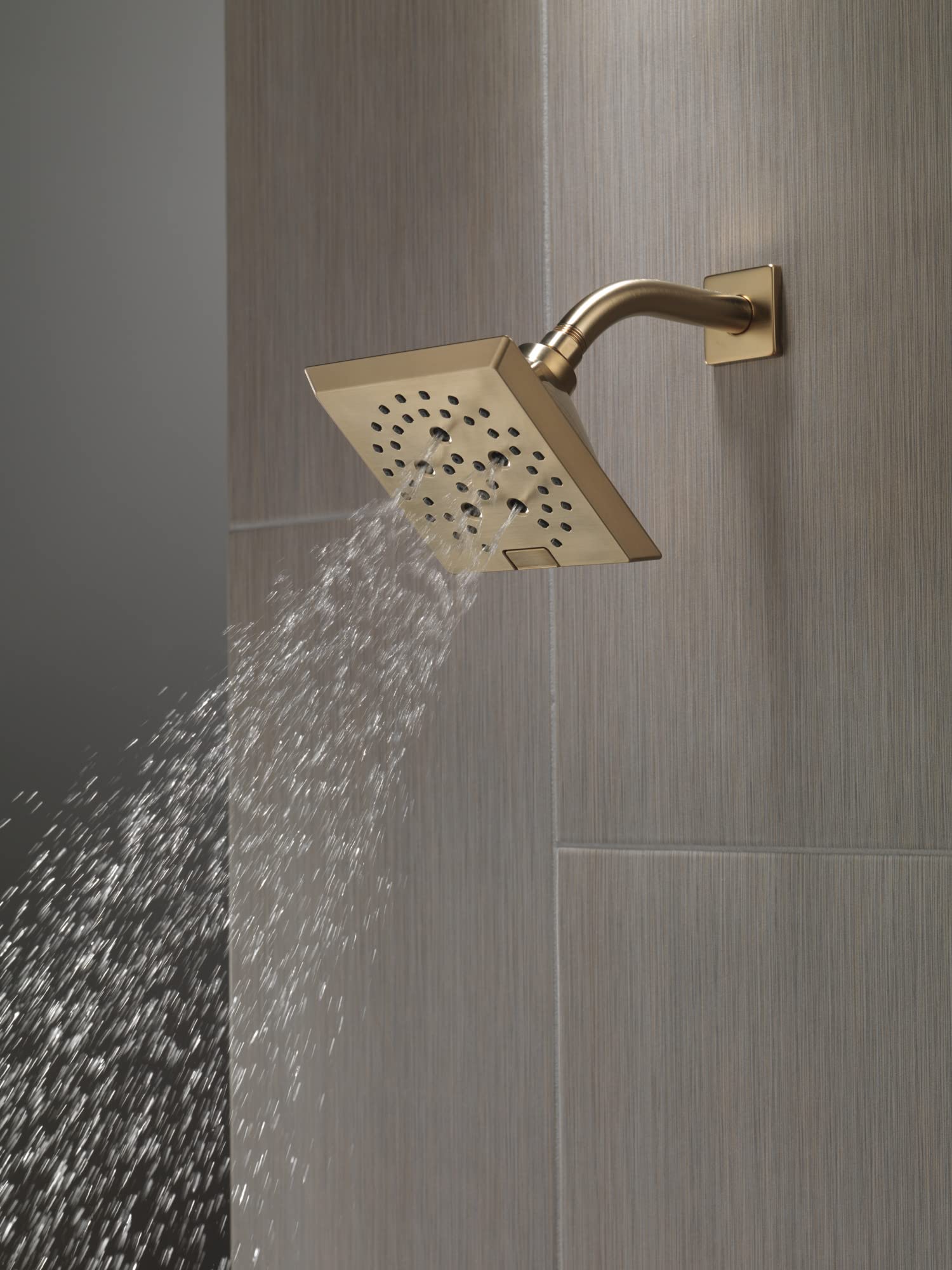 Amazon.com: Delta Faucet 5-Spray H2Okinetic Raincan Shower Head